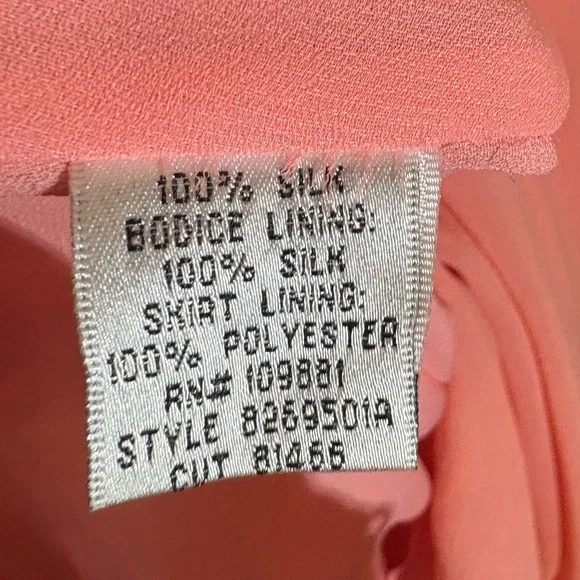 Silk Pink Dress - Picture 2 of 5